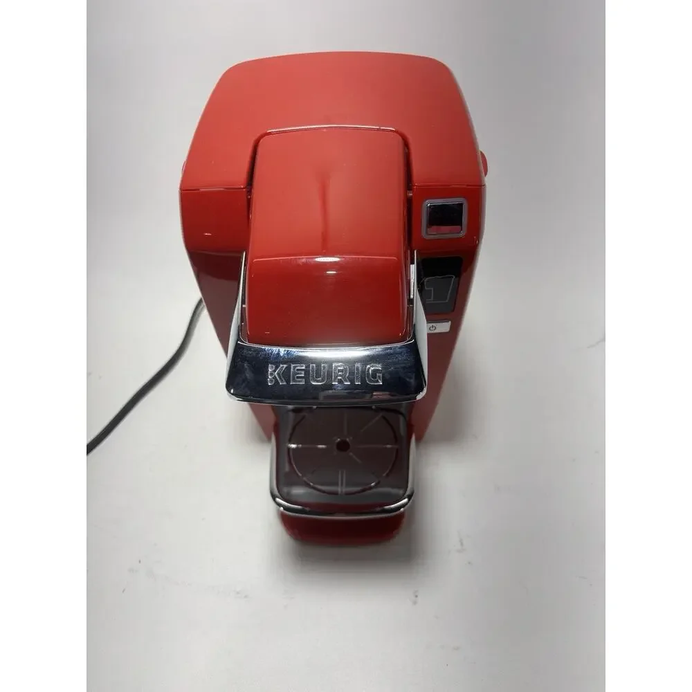 Keurig K10 Mini Plus Single Serve K-Cup Coffee Maker Red Tested Working